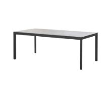 Billede af Cane-line Outdoor Drop Spisebord m. Udtræk 200x100 cm - Lava Grey/Fossil Grey Keramik