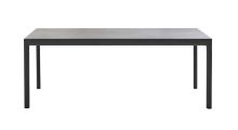 Billede af Cane-line Outdoor Drop Spisebord 200x100 cm - Lava Grey/Fossil Black Keramik 