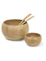 Billede af Kay Bojesen Menageri Serveringsskål Ø: 24,5 cm - Eg