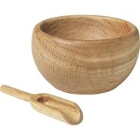 Billede af Kay Bojesen Menageri Saltkar med ske - Eg 