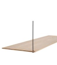 Billede af Woud Stedge Add-on Shelf L: 60 cm - White Pigmented Lacquered Oak