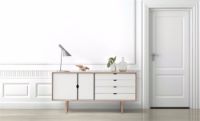 Billede af Andersen Furniture S6 Skænk 163x79 cm - Eg/Hvide Fronter