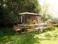 Billede af FDB Møbler M11 Sammen 3 pers.Havebænk med ryglæn L: 162 cm - Massiv Teak/Natur   FORUDBESTIL APRIL 2026