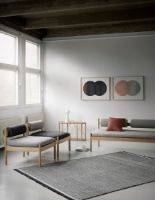 Billede af Fabula Living Njord Tæppe 170x240 cm - Charcoal/Black OUTLET