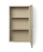 Billede af Ferm Living Haze Wall Cabinet 60x35 cm - Reeded Glass/Cashmere 
