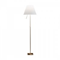 Billede af Luceplan Costanza Gulvlampe H: 120-160 cm - Brass/White
