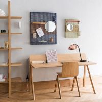 Billede af HAY CPH 190 Desk 150x70x74 cm - Lacquered Solid Oak/Lacquered Oak Veneer