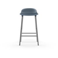 Billede af Normann Copenhagen Form Barstol SH: 65cm - Blå/Krom