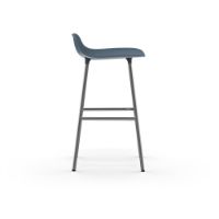 Billede af Normann Copenhagen Form Barstol SH: 65cm - Blå/Krom