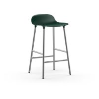 Billede af Normann Copenhagen Form Barstol SH: 65cm - Grøn/Krom