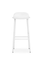 Billede af Normann Copenhagen Form Barstol SH: 75cm - Hvid/Stål