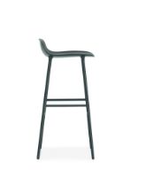 Billede af Normann Copenhagen Form Barstol SH: 75cm - Grøn/Stål