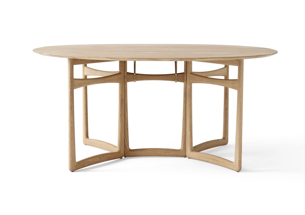 Billede af &Tradition Drop Leaf HM6 Spisebord H: 73 cm - Olieret Eg