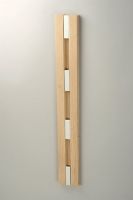 Billede af KNAX lodret 4 knagerække H: 65,5 cm - Eg/Grå