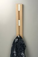 Billede af KNAX lodret 4 knagerække H: 65,5 cm - Eg/Grå