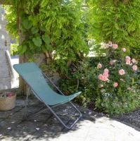 Billede af Lafuma Deckchair Maxi Transat Loungstol SH: 33 cm Batyline ISO - Chlorophylle