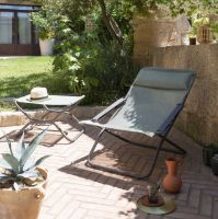 Billede af Lafuma Deckchair Transabed SH: 34 cm Batyline ISO - Moss