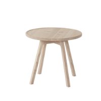 Billede af Andersen Furniture C2 Sofabord Ø: 50 cm - Hvid Matlakeret Eg