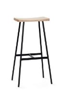 Billede af Andersen Furniture HC2 barstol SH: 79 cm - Natur Eg/Sort