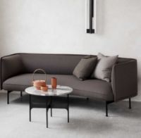 Billede af Wendelbo Floema Small Sofabord Ø: 40 cm - Grå Marmor