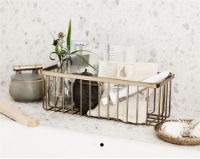 Billede af House Doctor Kurv Bath - Børstet Messing 