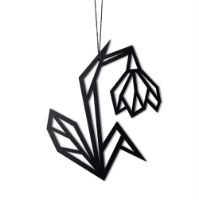 Billede af Felius Vintergæk ophæng 2 stk H: 7,7cm - Sort OUTLET