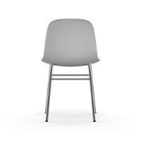 Billede af Normann Copenhagen Form Stol SH: 44cm - Hvid/Krom