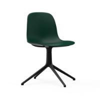 Billede af Normann Copenhagen Form Drejestol SH: 44cm - Grøn/Sort Aluminium
