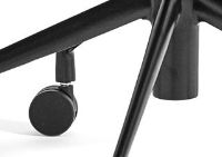 Billede af HAY AAC50 Kontorstol m/hjul SH: 42-56 cm - Concrete Grey/Black Aluminium