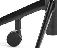 Billede af HAY AAC50 Kontorstol m/hjul SH: 42-56 cm - Pastel Green/Black Aluminium 