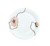 Billede af Kähler Hammershøi Poppy Tallerken Ø: 22 cm - Hvid M. Deko