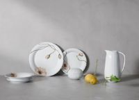 Billede af Kähler Hammershøi Poppy Tallerken Ø: 22 cm - Hvid M. Deko