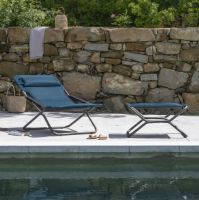 Billede af Lafuma Deckchair Transabed SH: 34 cm BeComfort - Bleu Encre