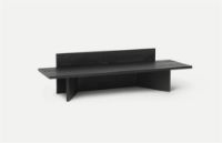 Billede af Ferm Living Oblique Bench B: 120 cm - Black Oiled Oak