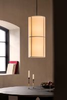 Billede af Audo Copenhagen Hashira Pendant Ø: 30 cm - White/Bronzed Brass