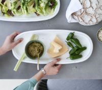 Billede af Cane-line Outdoor Pure Havebord 200x100 cm - Lava Grey/Basalt Grey Ceramic