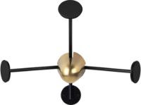 Billede af GUBI Matégot Coat Rack, 34x38x20 cm  - Black/Messing