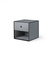 Billede af Audo Copenhagen Frame 35 35x35 cm inkl. 1 Skuffe - Mørk Grå