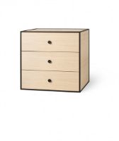 Billede af Audo Copenhagen Frame 49 49x49 cm inkl. 3 Skuffer - Eg