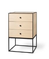 Billede af Audo Copenhagen Frame 49 49x49 cm inkl. 3 Skuffer - Eg