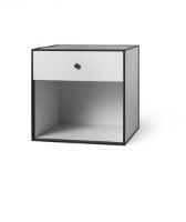 Billede af Audo Copenhagen Frame 49 49x49 cm inkl. 1 Skuffe - Lys Grå