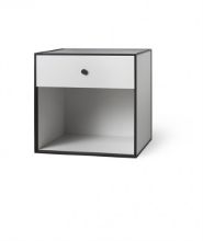 Billede af Audo Copenhagen Frame 49 49x49 cm inkl. 1 Skuffe - Lys Grå