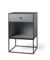 Billede af Audo Copenhagen Frame 49 49x49 cm inkl. 1 Skuffe - Mørk Grå