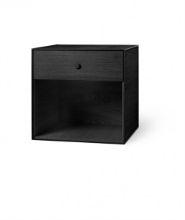 Billede af Audo Copenhagen Frame 49 49x49 cm inkl. 1 Skuffe - Sortbejdset Ask