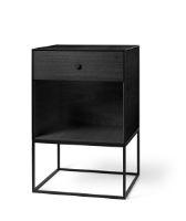 Billede af Audo Copenhagen Frame 49 49x49 cm inkl. 1 Skuffe - Sortbejdset Ask