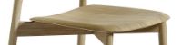 Billede af HAY Soft Edge 60 Spisebordsstol SH: 47,5 cm - Lacquered Oak/Lacquered Oak  