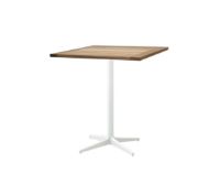 Billede af Cane-line Outdoor Drop Cafébord 72x72 cm - White/Teak