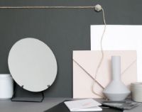 Billede af Moebe Standing Mirror Ø: 30 cm - Black