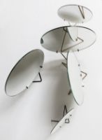 Billede af Moebe Standing Mirror Ø: 30 cm - Black