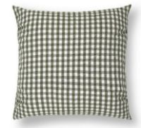 Billede af Juna Bæk&Bølge Pudebetræk 60x63 cm - Grøn/Hvid